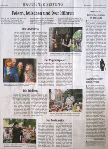 Sächsische Zeitung 27.08.2012